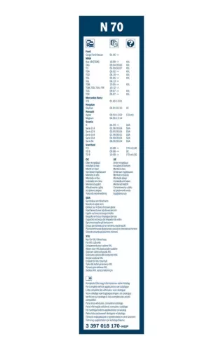 BOSCH Wiper Blade (3397018170)