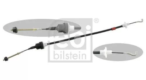 FEBI BILSTEIN 1x Cable Pull, clutch control (04197)