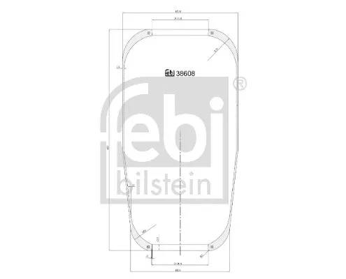 1x Bellow, air suspension
