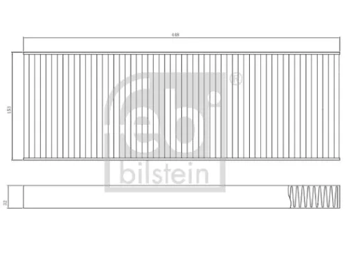 FEBI BILSTEIN 1x Filter, cabin air (173019)