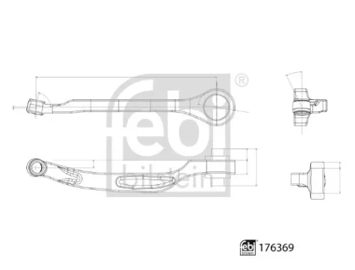 FEBI BILSTEIN 1x Control/Trailing Arm, wheel suspension (176369)