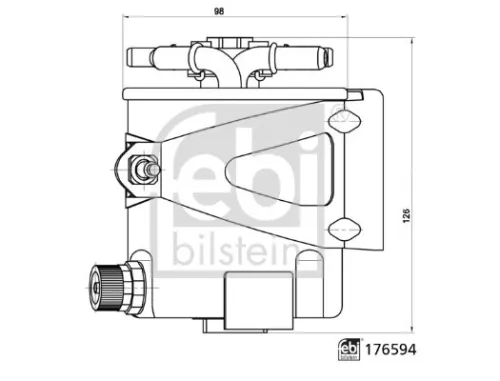 FEBI BILSTEIN 1x Fuel Filter (176594)