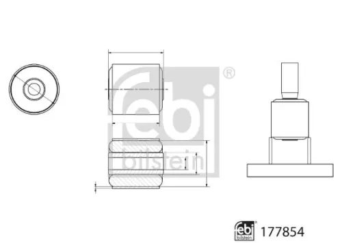 FEBI BILSTEIN 1x Mounting, wheel bearing housing (177854)
