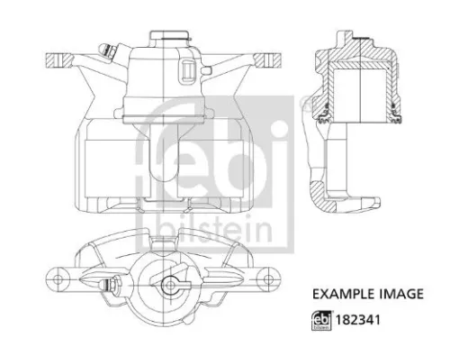 FEBI BILSTEIN 1x Brake Caliper (182341)