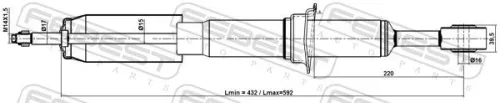 FEBEST Shock Absorber (01110-013F)