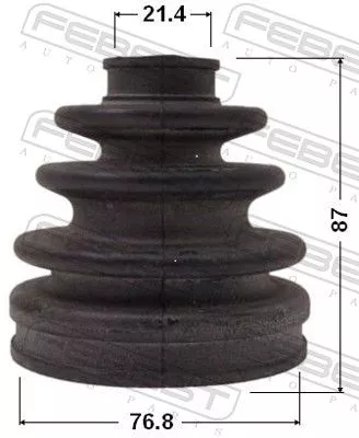FEBEST Bellow, drive shaft (0117-092)