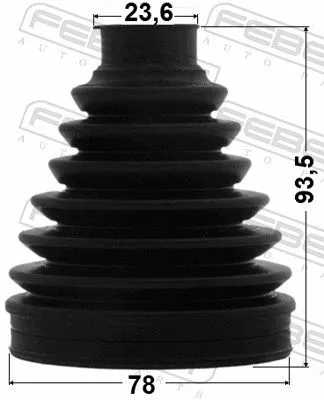 FEBEST Bellow, drive shaft (0117-NCP90)