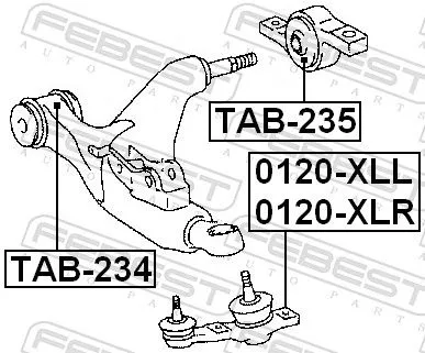 FEBEST Ball Joint (0120-XLL)