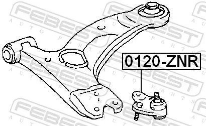 FEBEST Ball Joint (0120-ZNR)