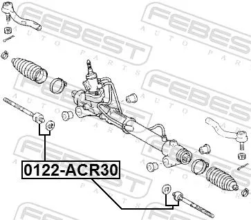 FEBEST Inner Tie Rod (0122-ACR30)