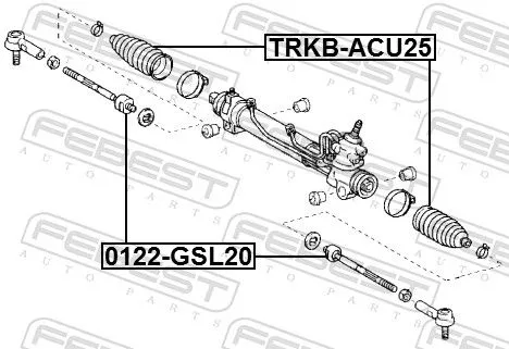 FEBEST Inner Tie Rod (0122-GSL20)