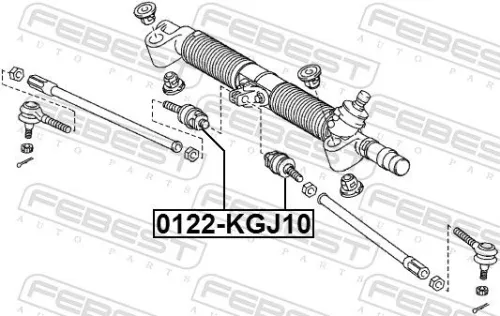 FEBEST Inner Tie Rod (0122-KGJ10)