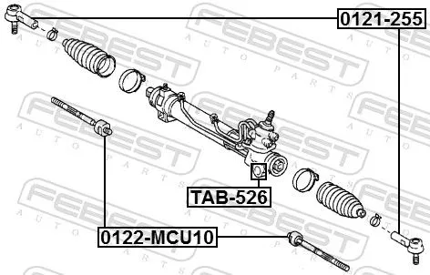 FEBEST Inner Tie Rod (0122-MCU10)