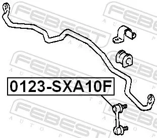 FEBEST Link/Coupling Rod, stabiliser bar (0123-SXA10F)