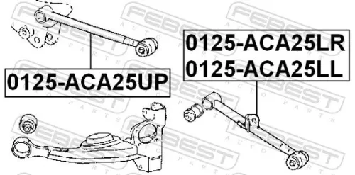 FEBEST Control/Trailing Arm, wheel suspension (0125-ACA25LL)
