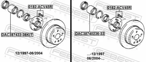 FEBEST Wheel Hub (0182-ACV45R)