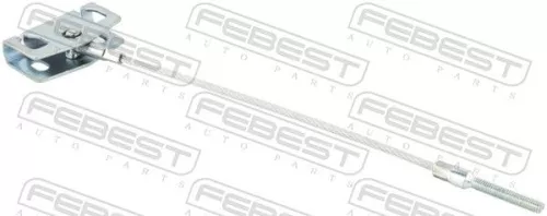 FEBEST Cable Pull, parking brake (02100-J10F)