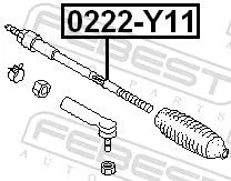 FEBEST Inner Tie Rod (0222-Y11)