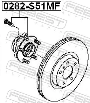 FEBEST Wheel Hub (0282-S51MF)