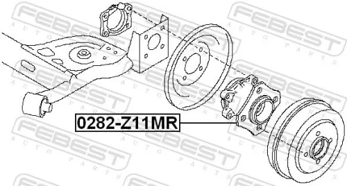 FEBEST Wheel Hub (0282-Z11MR)