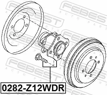 FEBEST Wheel Hub (0282-Z12WDR)