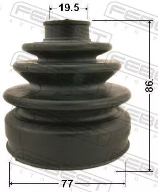 FEBEST Bellow, drive shaft (0317-035)