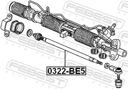 FEBEST Inner Tie Rod (0322-BE5)