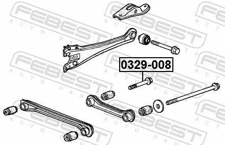 FEBEST Camber Correction Screw (0329-008)