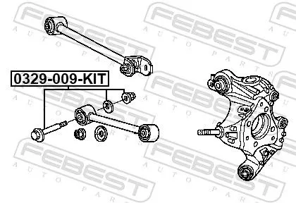 FEBEST Camber Correction Screw (0329-009-KIT)