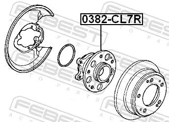 FEBEST Wheel Hub (0382-CL7R)