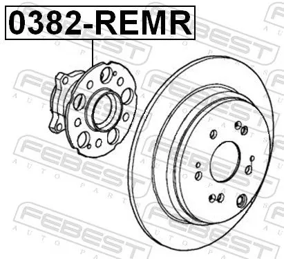 FEBEST Wheel Hub (0382-REMR)