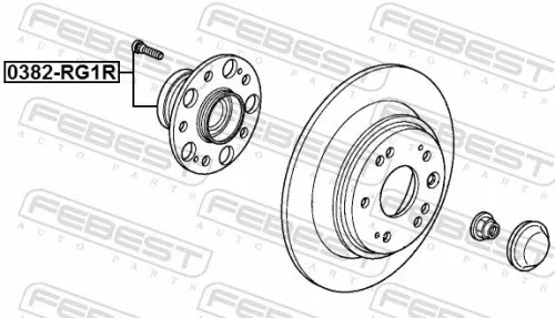 FEBEST Wheel Hub (0382-RG1R)