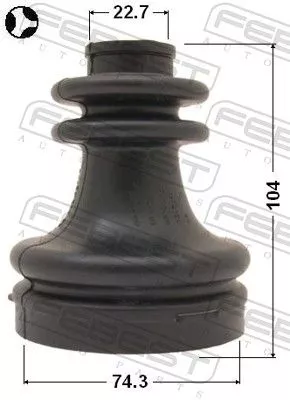 FEBEST Bellow, drive shaft (0415-DARH)