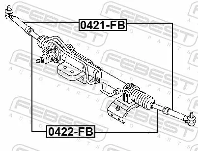 FEBEST Inner Tie Rod (0422-FB)
