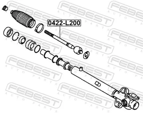 FEBEST Inner Tie Rod (0422-L200)