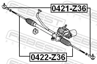 FEBEST Inner Tie Rod (0422-Z36)