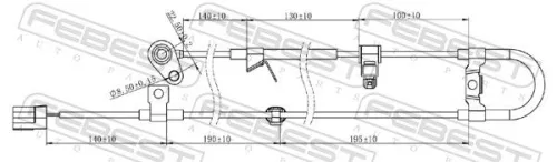FEBEST Sensor, wheel speed (04606-023)