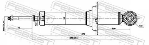 FEBEST Shock Absorber (04658631R)