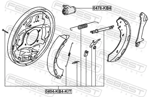 FEBEST Wheel Brake Cylinder (0478-KB4)