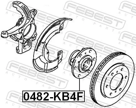 FEBEST Wheel Hub (0482-KB4F)