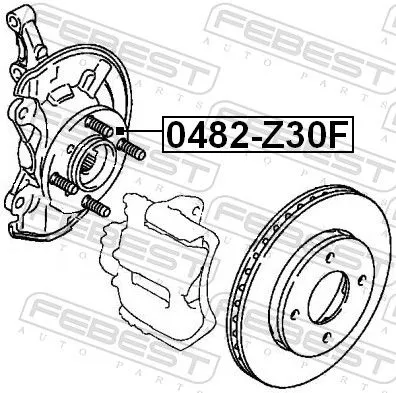 FEBEST Wheel Hub (0482-Z30F)
