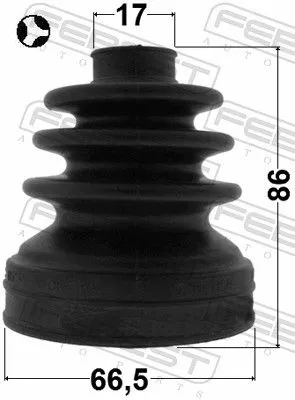 FEBEST Bellow Kit, drive shaft (0515-DY3WT)