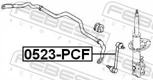 FEBEST Link/Coupling Rod, stabiliser bar (0523-PCF)