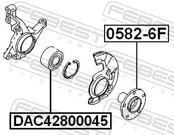 FEBEST Wheel Hub (0582-6F)