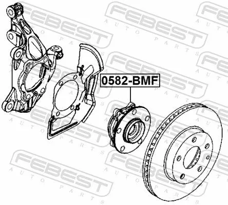 FEBEST Wheel Hub (0582-BMF)