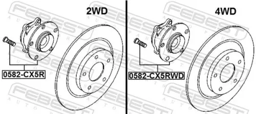 FEBEST Wheel Hub (0582-CX5R)