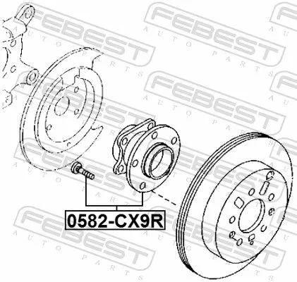 FEBEST Wheel Hub (0582-CX9R)