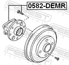 FEBEST Wheel Hub (0582-DEMR)