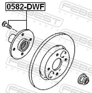 FEBEST Wheel Hub (0582-DWF)