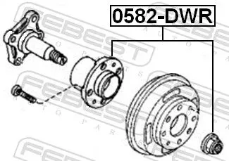 FEBEST Wheel Hub (0582-DWR)
